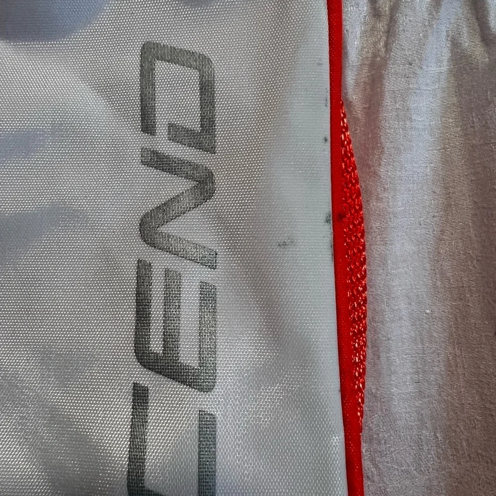 Brooks Transcend shoe bag. Like new, never used. Bright orange and white.
